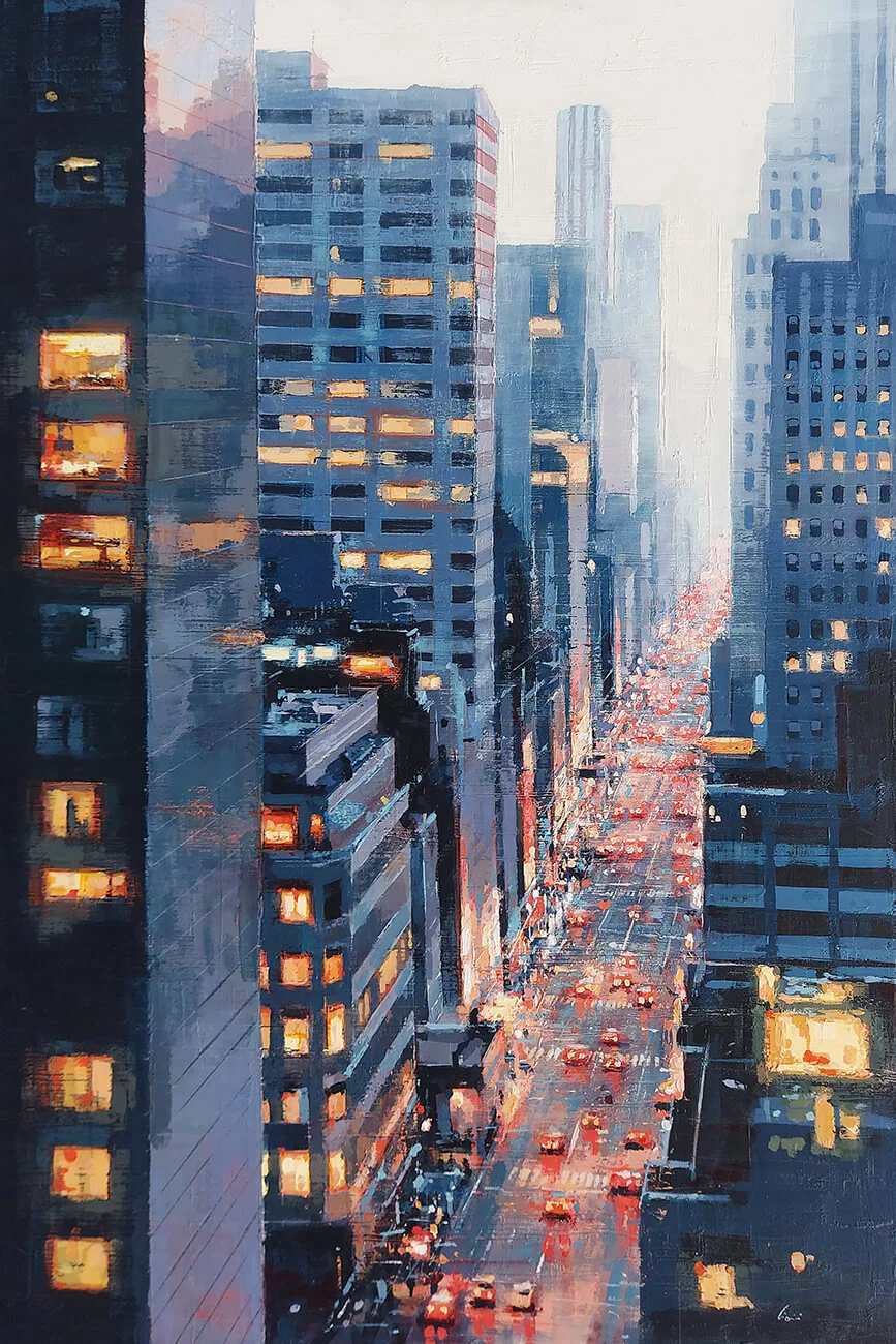 New York di sera